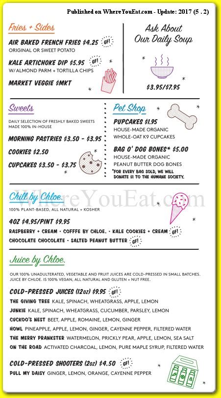 buy chloe menu|by chloe restaurant nyc.